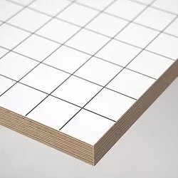 TILLSLAG/LAGKAPTEN - Meja, putih antrasit/hijau, 140x60 cm