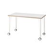 KRILLE/LAGKAPTEN - Desk, white anthracite/white, 120x60 cm