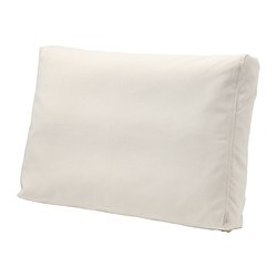 FR S N DUVHOLMEN back cushion outdoor beige 62x44 cm IKEA