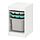 TROFAST - kombinasi penyimpanan dg kotak/baki, putih abu-abu/toska, 34x44x56 cm | IKEA Indonesia - PE859995_S1