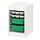 TROFAST - kombinasi penyimpanan dg kotak/baki, putih abu-abu/hijau, 34x44x56 cm | IKEA Indonesia - PE859999_S1