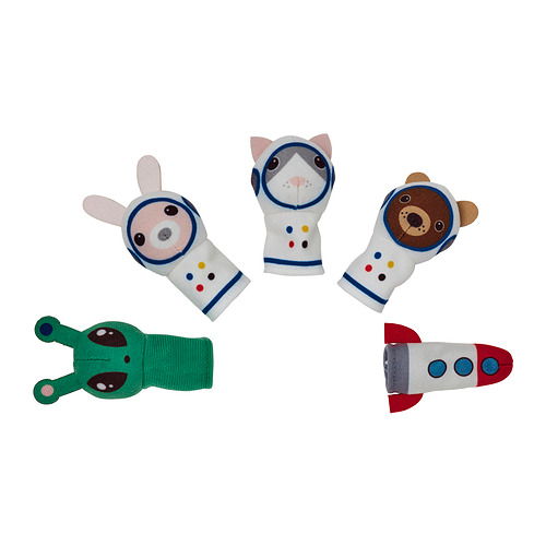 AFTONSPARV Set boneka jari 5 buah