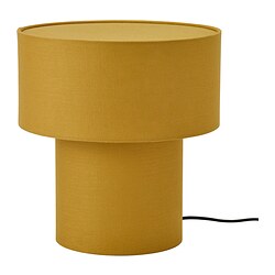 STOCKHOLM 2025 - Table lamp, yellow/textile, 35 cm