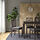 EKEDALEN - chair, dark brown/Hakebo dark grey | IKEA Indonesia - PE860075_S1