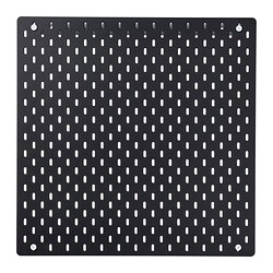 SKÅDIS - Papan berlubang, hitam, 56x56 cm