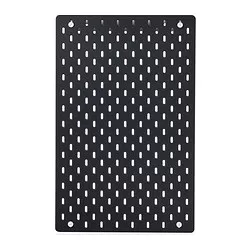 SKÅDIS - Papan berlubang, hitam, 36x56 cm