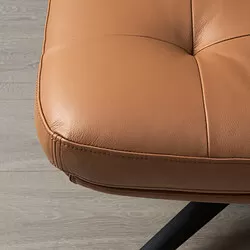 HAVBERG - Bangku kaki, Grann/Bomstad emas-cokelat
