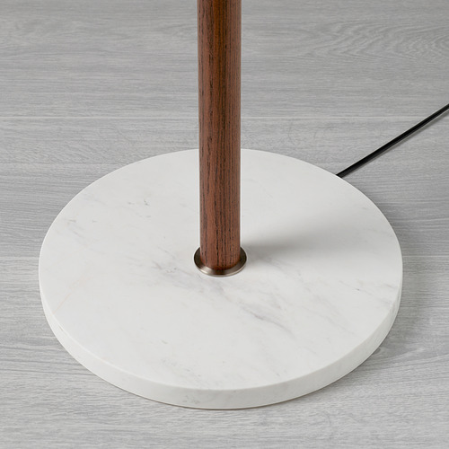 MOSSPLYM floor uplighter/reading lamp