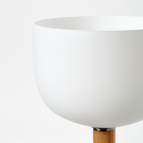 MOSSPLYM floor uplighter/reading lamp