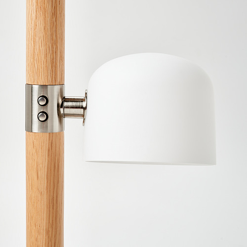 MOSSPLYM floor uplighter/reading lamp