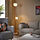 MOSSPLYM floor uplighter/reading lamp