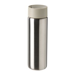 UNDERSÖKA - Tumbler portabel, baja tahan karat/krem, 0.4 l