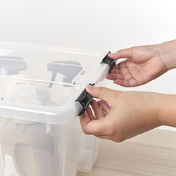 SAMLA - Clip lock for box 45/65 l, black