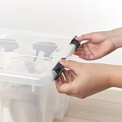 SAMLA - Kunci klip untuk kotak 45/65 l, hitam