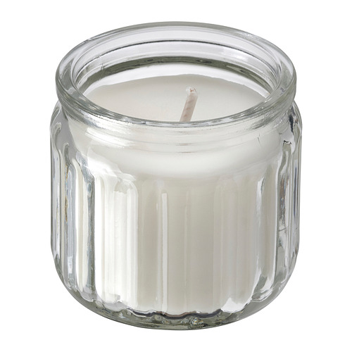 HÖKGÖK scented candle in glass