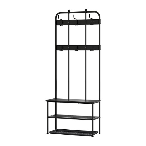 NIPÅSEN/BAGGMUCK hallway furniture, set of 2