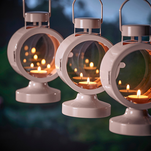 FLODSVALA lantern for tealight, in/outdoor