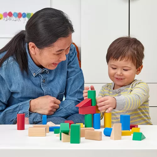 UNDERHÅLLA balok kayu, set isi 40