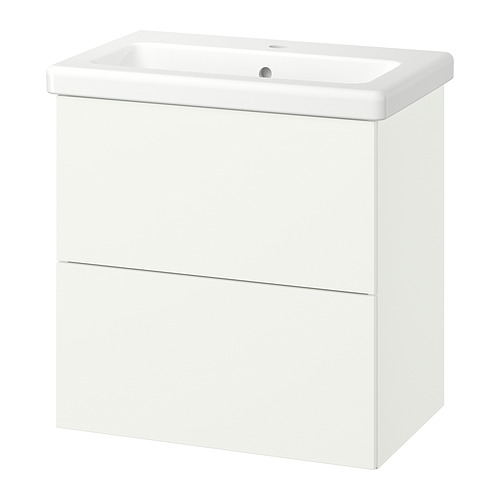 TVÄLLEN/ENHET meja cuci dgn laci-laci/wastafel