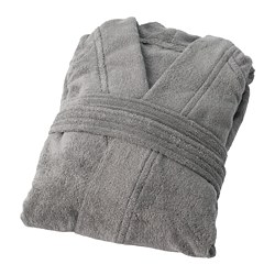 ROCKÅN - Jubah mandi, abu-abu, L/XL