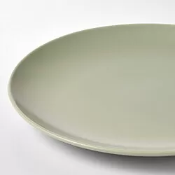 FÄRGKLAR - Piring, matt hijau, 26 cm