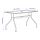 LÄCKÖ/VIHOLMEN - table+4 chairs w armrests, outdoor, dark grey/Klösan blue | IKEA Indonesia - PE860298_S1