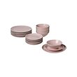 FÄRGKLAR - 24-piece service, matt light pink