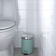 EKOLN - Waste bin, light grey-turquoise, 3 l