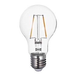 LUNNOM - LED bulb E27 150 lumen, globe clear