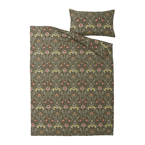 KÄRRDUNÖRT sarung duvet dan sarung bantal