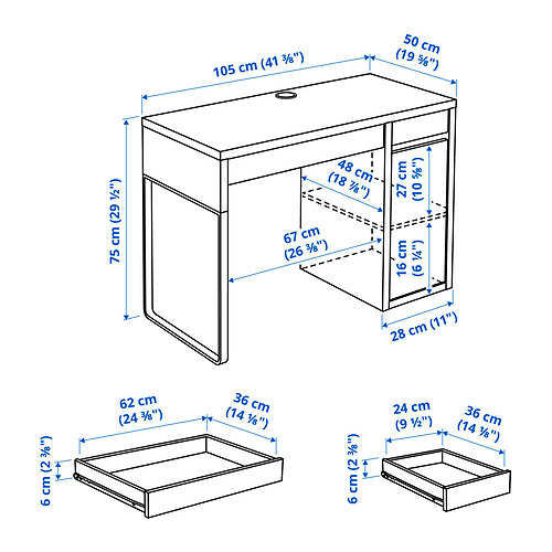 MICKE desk