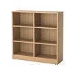 TONSTAD - shelving unit, oak veneer, 121x37x120 cm | IKEA Indonesia - PE898742_S2