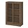 TONSTAD - cabinet with sliding glass doors, brown stained oak veneer, 82x37x120 cm | IKEA Indonesia - PE898743_S1