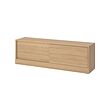 TONSTAD - meja TV, veneer kayu oak, 178x37x55 cm | IKEA Indonesia - PE898748_S2