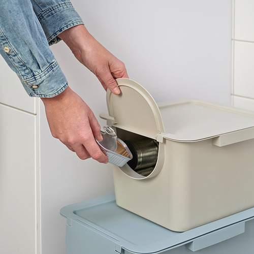 TRÖSKNING bin with lid