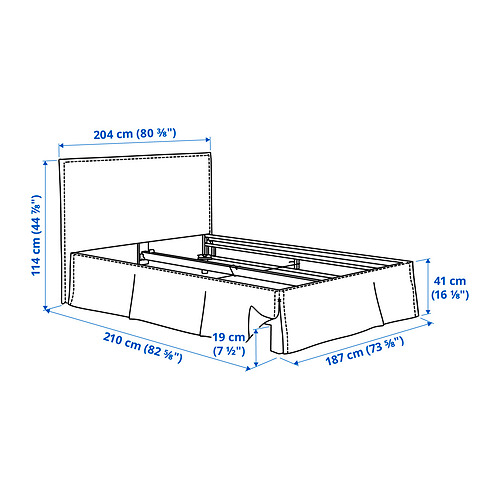 TÄRNKULLEN Measurement Illustration