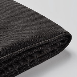 JÄRPÖN - Cover for seat cushion, outdoor anthracite, 62x62 cm