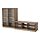 LANESUND - TV storage combination, grey-brown, 282x47x152 cm | IKEA Indonesia - PE898870_S1