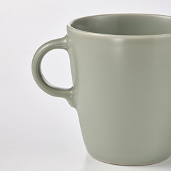FÄRGKLAR - Mug, matt green, 37 cl