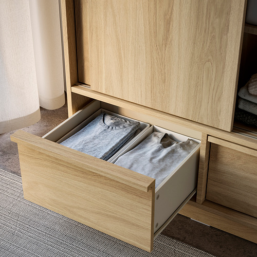 ANKARUDDEN wardrobe with sliding doors