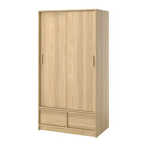 ANKARUDDEN wardrobe with sliding doors
