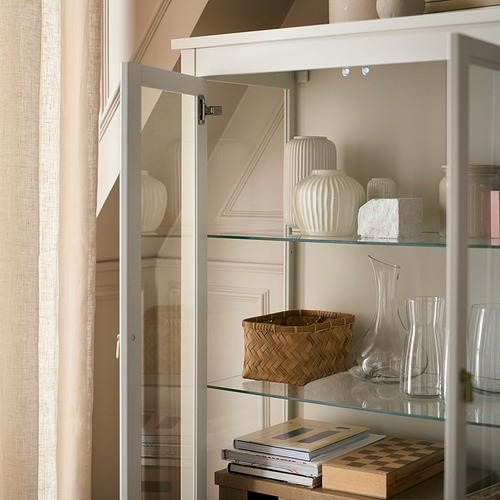 FÄRJKARL glass-door cabinet