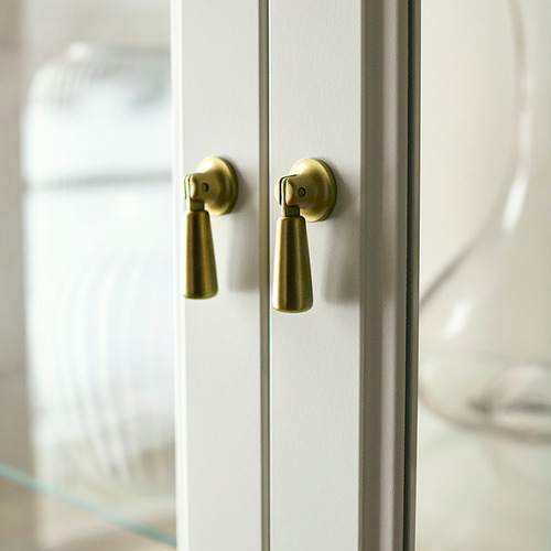 FÄRJKARL glass-door cabinet