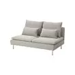 SÖDERHAMN - Compact 3-seat section, Viarp beige/brown