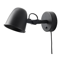 SKURUP - Wall lamp, black
