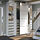 PAX - rangka lemari pakaian, putih, 50x35x236 cm | IKEA Indonesia - PE899139_S1