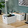 KUGGIS - kotak dengan penutup, putih/bambu, 18x26x15 cm | IKEA Indonesia - PE933891_S1