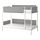 VITVAL - bunk bed frame, white/light grey, 90x200 cm | IKEA Indonesia - PE722121_S1