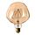 MOLNART - LED bulb E27 120 lumen, bell-shaped brown clear glass, 132 mm | IKEA Indonesia - PE860745_S1