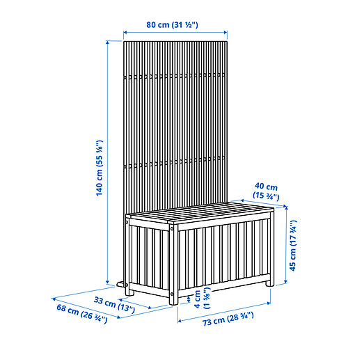 NÄMMARÖ Measurement Illustration